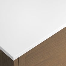Cali 900mm Walnut Wall Hung Vanity with Basin & Shaving Cabinet Package